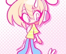 平成カワイイ！デフォルメイラストお描きします ポップで懐かしい雰囲気のイラストをお届け！商用利用OKです♪ イメージ5