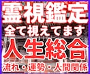 総合全体運鑑定★霊感占い師が人生の流れを霊視します 人生の流れ★今年来年の運気★人間関係★仕事★家庭★未来予測 イメージ1