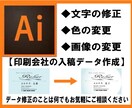 何箇所でも修正ＯＫ！お持ちのデータを修正します 色・文字・画像の変更等々...何でもお気軽にご相談ください！ イメージ1