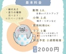 修正無制限！ゆるくてかわいい動物アイコン描きます ほんわかやさしい❤️SNSアイコンや配信素材等にぴったり イメージ2