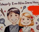 結婚式に！手描きのウェルカムボード作成します 記念日や結婚祝いのプレゼントに♡ イメージ2