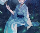 商用可◎歌ってみたMV・小説表紙等１枚絵を描きます 背景付きで世界観・物語性が伝わる❄︎透明感のある水彩風塗り イメージ4