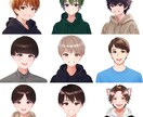 ご自身をキャラ化も！華やかな似顔絵を制作いたします アイコンから全身まで◎クリスマスプレゼントにも♪ イメージ3