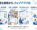 DX化推進! 旧システムを新システムに刷新します Excel管理をウェブアプリ化、定型事務作業を自動化など イメージ3