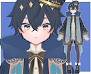 かわいい女性Vtuberモデル制作します キャラデザからモデリング一括無料修正アフターフォロー込み イメージ2