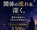 相手の気持ちと関係の流れ、深く読みますます 迷いに区切りを。ちゃんと向き合いたい方へ イメージ1
