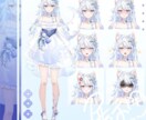 全工程込！LIVE2Dモデル作成を全力出撃します Live2Dイラスト・モデリング専門家 イメージ9