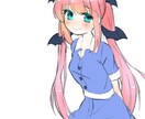 雰囲気のあるミニキャライラスト描きます 美しい街並み×あなたのオリジナルキャラ イメージ5
