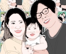 プレゼントに最適！写真を元に似顔絵を描きます ご家族、ご友人へのプレゼントにいかがでしょうか イメージ5