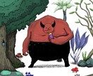 絵本作家がiPadで絵本風キャラを描きます 絵本風キャラや動植物|グッズ化やプレゼントにも|お急ぎ可 イメージ5