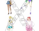 1枠限定‼️特別価格‼️全身イラスト描きます 立ち絵は配信活動、夢絵、TRPGに必須！格安で描きます！ イメージ2