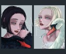 ダーク×動物×厚塗り｜世界観ある一枚絵を描きます 商用利用OK◎一枚絵・MV・サムネ等お気軽にご相談ください イメージ5