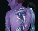 ダーク×動物×厚塗り｜世界観ある一枚絵を描きます 商用利用OK◎一枚絵・MV・サムネ等お気軽にご相談ください イメージ4