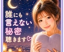 誰にも言えない秘密、優しく聴きます 秘密は守ります／否定しません／安心して話せます イメージ1
