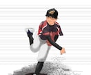 漫画風スポーツイラストをお描きします スポーツ漫画のカラー表紙みたいに主人公な我が子をかざりましょ イメージ2