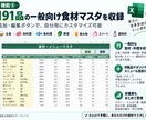 食事・栄養・体重をExcelで簡単管理します 191品収録！選ぶだけで栄養と体重を自動集計 イメージ7