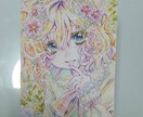アナログで水彩画やカラーインクで絵を描きます メルカリで50件以上の販売実績柔らかな絵柄多彩な構図 イメージ8