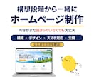 構想段階から小規模ホームページを制作します 構成整理・デザイン・スマホ対応・公開まで丁寧に進めます イメージ1