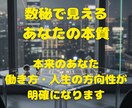 あなたの強みの源と適職を数秘術で解明します 会社がしんどい30〜40代へ。強みの源と適職を丁寧に鑑定 イメージ3
