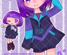 アイコン/ヘッダーなどのイラスト描きます あなたの可愛いOC描かせてください！ イメージ4