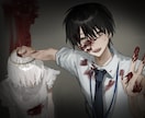 歌ってみたイラスト等　サムネなども描けます パンクな世界観ピアスなどカッコいいイラストが得意です‼️ イメージ2