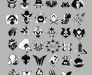 キャラクターロゴ作ります ゲーム等で良く見かけるスタイルで作ります。 イメージ1
