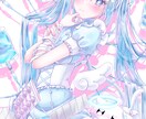 5月末まで割引中！イラスト制作いたします アイコン、一枚絵、配信用立ち絵、ミニキャラなど！ イメージ3
