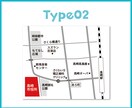 ひと目で伝わる、迷わない地図つくります チラシや名刺・webサイトに◎！イベント会場案内にも◎！ イメージ3