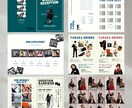 レトロ映画誌風のプロフィールブックが作れます ヨーロッパ映画のようなお洒落な一冊がスマホで簡単に！ イメージ3