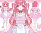 Vtuber全工程フルオーダーメイドで制作します キャラデザからLive2Dモデリングまでお任せください°˖✧ イメージ3