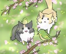 ふんわり可愛く、動物イラスト描きます ころんとかわいい、あなたの大切な子を。 イメージ1