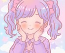 ふんわりSNSアイコン☆ゆめかわテイストできます ☆ぬいぐるみや小物も一緒に描けます☆ イメージ2
