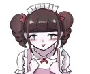 かわいい女の子のイラスト作成します SNSアイコン、一枚絵、夢絵など作成します イメージ2