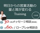 10名様限定★初級編 営業人材育成サポートします 1回ビデオロープレ付き / 30日間何度でも相談可能 イメージ1
