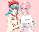 かわいい女の子描きます アイコンなどのご使用にいかがですか♪ イメージ4