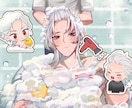 基本金額1500円からイラスト作成します 商業利用・夢絵もOK【リピーター様は割引します！】 イメージ8