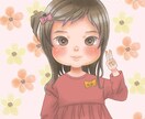 優しくてふんわりした癒しの似顔絵を描きます 似顔絵を見て癒されるような水彩風タッチの似顔絵 イメージ1