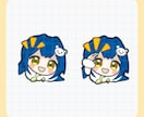 似顔絵可◎シンプルかわいいミニキャラを描きます アイコン、名刺、サムネ、スタンプ、挿し絵などにおすすめ！ イメージ3