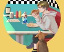 綺麗でかっこいいイラスト描きます あなたのイメージするかっこいいイラストに仕上げます。 イメージ4