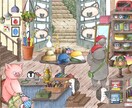 商用利用可かわいい絵本風動物のイラスト描きます 様々な媒体でかわいいイラストを提供します イメージ4