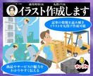イラストでビジネスの訴求力UPのお手伝い致します 漫画賞佳作・漫画家アシスタント・イラスト実績多数経験アリ イメージ1