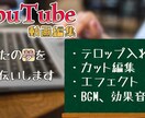現役YouTuberが何でも編集いたします 現役ゲーム実況者が編集を何でも承ります。 イメージ1