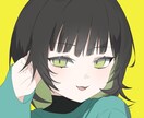 VTuberやSNSで使えるイラスト描きます かわいい・病みかわ・アニメ調などご要望に合わせます イメージ1