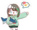 大幅値下げしました！デフォルメイラスト描きます ふわふわ可愛いを求めている方是非！ イメージ2