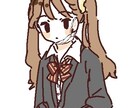 SNSのアイコン描きます お好きな絵柄から選べます。短期納品！制服なども！ イメージ5