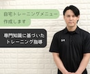あなたの自宅トレーニングメニューを作ります ダイエット、ボディメイク、機能改善などの目的に合わせます イメージ1