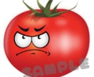 アイコン用キャラクター【トマト】販売します トマトに10個の表情入れてキャラクターに イメージ4