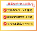 ココナラ・初心者向けホームページ制作します ワードプレスで管理しやすいウェブ制作を心がけています。 イメージ4