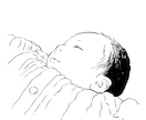 データ納品　シンプルな似顔絵イラストを描きます SNSアイコンやプレゼントに。シンプルおしゃれな線画イラスト イメージ4