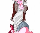 一枚絵・SNSアイコン等のイラストを制作します ご希望の用途や雰囲気に合わせて絵柄の調整が可能です イメージ4